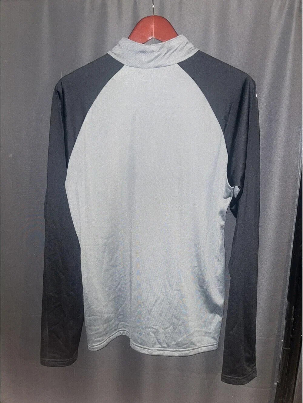 PUMA mens 1/4 zip top smoked pearl white Size M